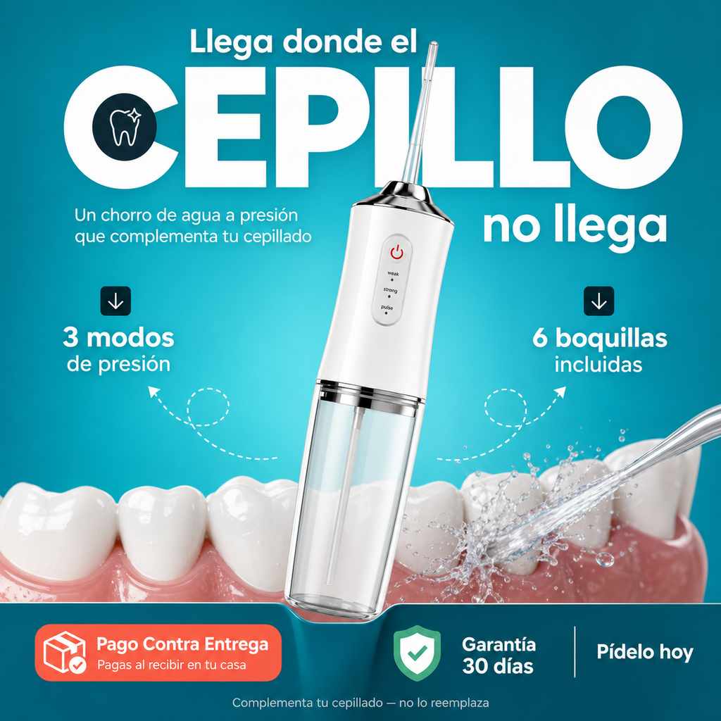 Irrigador Oral Recargable Sarro 4 Boquil - ID339495 — vista 1