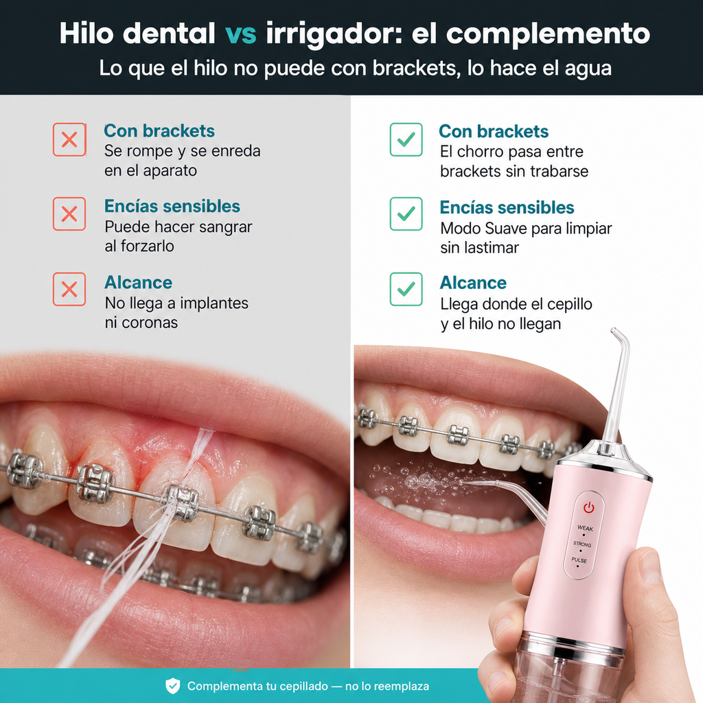 Irrigador Oral Recargable Sarro 4 Boquil - ID339495 — vista 2