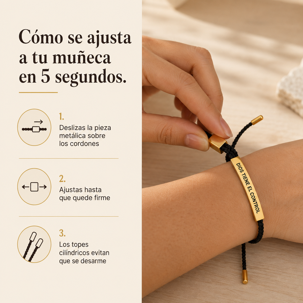 PULSERA DIOS TIENE EL CONTROL - 651694 — vista 4