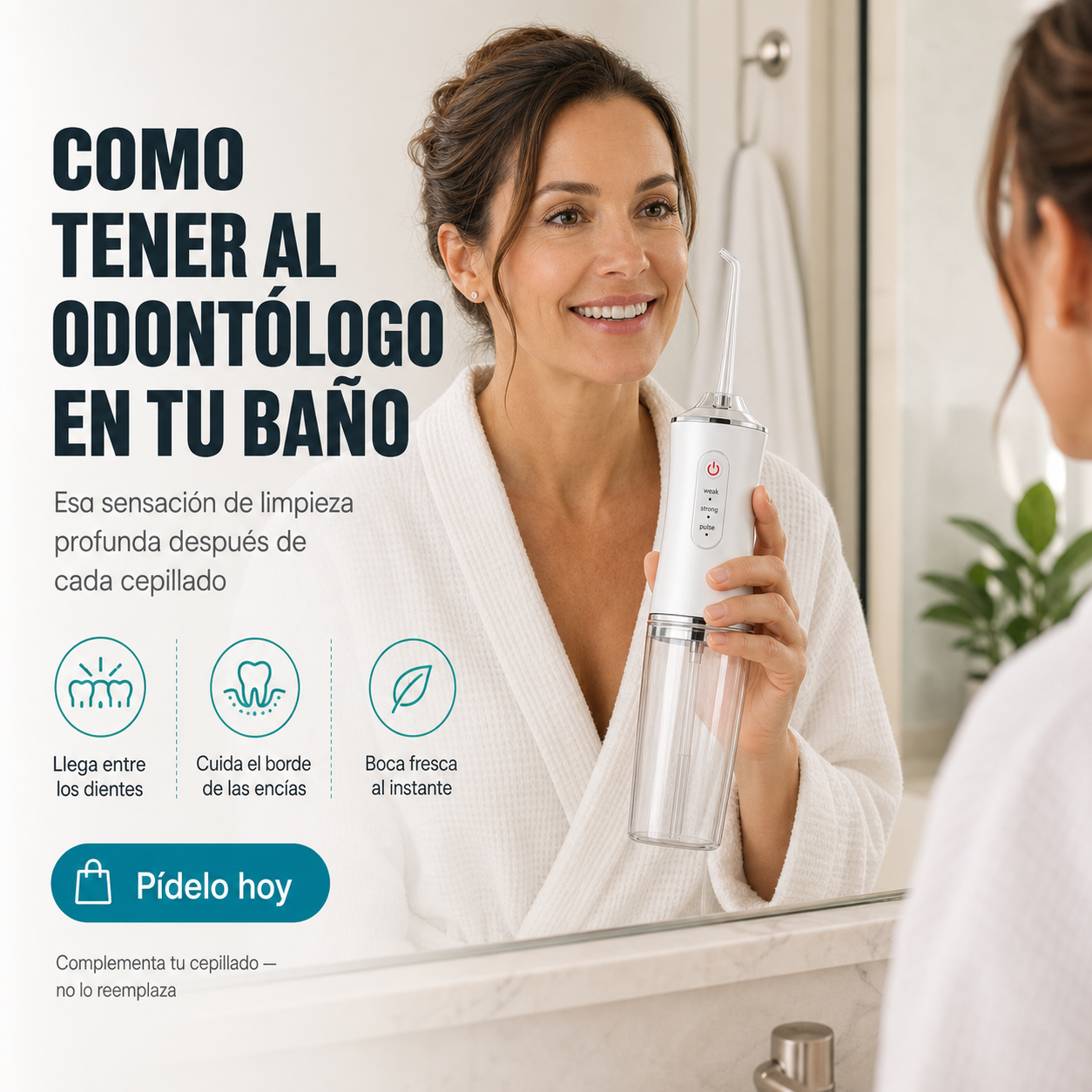 Irrigador Oral Recargable Sarro 4 Boquil - ID339495 — vista 5